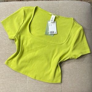 NWT Ribbed Croptop